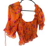 For Love & Lemons  Peony Smocked Blouse Photo 3