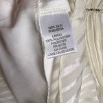 BCBGMAXAZRIA  Ivory Off White Beaded Strapless Silk Mini Dress Size 8 Photo 7