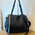Elliott Lucca Woven Leather Bag Black Photo 0