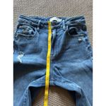 Hidden Los Angeles Jeans High Rise Wide Leg Straight Blue Distressed Sz 28 Photo 9