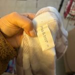 Mia & Tess Plaid Fleece Shacket White Photo 3