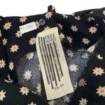 Free People  Women Size XS Floral Mini Dress Backless Ruffle 5-247 Photo 4