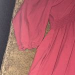 Amazon  Women's Elegant Burgundy Tunic Dress Photo 2