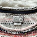 Anthropologie  Postmark Malu Spacedye Stripe Cold Shoulder Blouse Sweater Large Photo 9