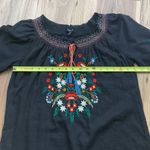 Romeo + Juliet Couture Black Dress with Colorful Embroidery Size Small Photo 7