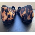 Banana Republic Calf Hair Leather Animal Print Slip On Loafer Flats sz 7 Career Photo 3