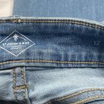 st. john's bay St. John’s Bay Jeans Women’s Size 12 Light Blue Straight Leg Mid-Rise NWT $44 Photo 4