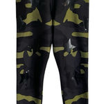 Ultracor  Camouflage Leggings in Black & Green W/ Star Cut-outs Size Small Photo 0