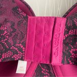 Cacique  Womens Pink Lace Comfort Bliss Lightly Lined Full Coverage Bra Size 44H Photo 5