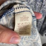 Mystree Size Large Blouse Top Paisley Reto Hippie Fairy Lace Blue Long Sleeve Photo 3