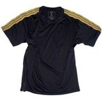 Henry & William Black with Gold Metallic Tape Short Sleeve T Photo 0
