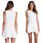 Torn By Ronny Kobo TORN RONNY KOBO Audrey Mini Dress Ivory White Bandage Sleeveless Skater Large Photo 2