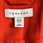 Top Shop orange ankle pant suit Photo 8