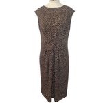 Talbots  Leopard Print‎ Sheath Dress – Medium Photo 1