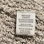 Joie  Chunky Neutral Knit Open Cardigan Sweater L Photo 7