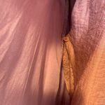 Peach Love California  True Wrap Dress Butterfly Sleeve Side Tie Size Large Photo 5