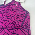 Moving Comfort  Switch it up Racer sports bra in Currant Woven size S Small NWT Photo 1