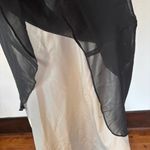 Vintage 90s Grey & Silver Backless Sequin Full Length Formal Prom Dress Gray Size 10 Photo 8