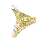 Rhythm Horizon Holiday Green Geometric Print Bikini Swimsuit Bottoms Size XL Photo 1