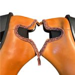 Farm Rio  Caramel Tan Cut Out Slip on Ankle Boots(Size 8.5) Photo 3