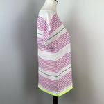 Lemlem NEW  Handmade Striped Short Sleeve Top Small Photo 4