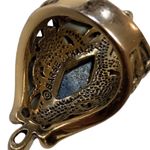 BARSE  Genuine Lapis Lazuli Stone Ornate Bronze Band Ring Sz 7.5. HTF Photo 5