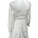 Lulus White Puff Long Sleeve Square Neck Mini A Photo 1