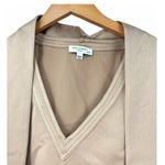 Equipment Femme | XS | Aylee Scarf & Tank Top Sleeveless in Sesame Color Satin Photo 2