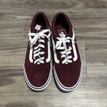 Vans  Women's Burgundy and White Sneakers Photo 5