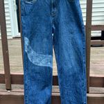 Old Navy Women's Casual Streetwear High-Rise WIDE-LEG DK NICKY Blue Jeans|Size:6 Photo 0