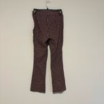 Urban Outfitters Plaid Stretch Crop Kick Flare Pants red black Sz 0 Photo 2