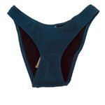 J.Crew New  Blue Textured Cheeky Bikini Swim Bathing Suit Bottom Women's Size XS Photo 1