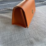 Tory Burch Sunglasses Case Orange Gold Logo Photo 3