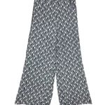 Max Studio  Wide Leg Neutral Geometric Black White Print Pull-Up Pants Size L Photo 0