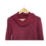 Chico's Maroon Long Sleeve Cowl Neck Sweater Women's Size Small 4 Photo 1