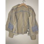 Eddie Bauer Y2K Jacket Womens 10 Blazer Safari Utility Field Khaki Cotton Grunge Photo 4