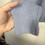 SHEIN Light Blue Waffle Knit Sweater Photo 2