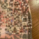 Almost Famous Rose Gold Italian Gold Sequin Tank Racer Back Size L Photo 3