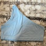 Set Active  One-Shoulder Sports Bra in Light Blue Photo 2