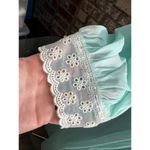 nightgown robe set blue lace long vintage lovecore Size M Photo 6