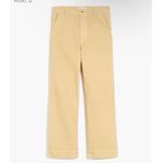 Madewell  | The Perfect Vintage Wide Leg Khaki Tan Crop Pants, Desert Dune, 24 Photo 11
