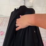 Polo X Ralph Lauren Women's Long Sleeve Curved Hem Button Black Shirt Dress Sz 6 Photo 4