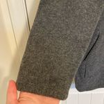 Jones New York EUC Signature women’s gray button wool high neck coat medium Photo 2