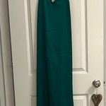 Pretty Little Thing Elegant Green Maxi Dress open back - prom dress - wedding guest dress Photo 0
