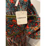 Free People  Ashley Babydoll Corduroy Floral Maxi Dress XS Cottage Trad Feminine Photo 7