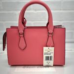 Michael Kors Satchel Sheila Small Leather Center Zip Purse Women's Bag Tea Rose Photo 1