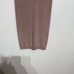 ZARA Tan Seamless Terry Cloth Midi Skirt Sz M Photo 3