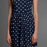 Abercrombie & Fitch Abercrombie Sheer Plunge Navy and White Striped Mini Dress XS Photo 0