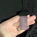 Karl Langerfeld Black Lace Bell Sleeve Long Sleeve V Photo 5