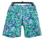 Lilly Pulitzer Ladies Blue Horizon Par Fection Golf Shorts size 0 Photo 0